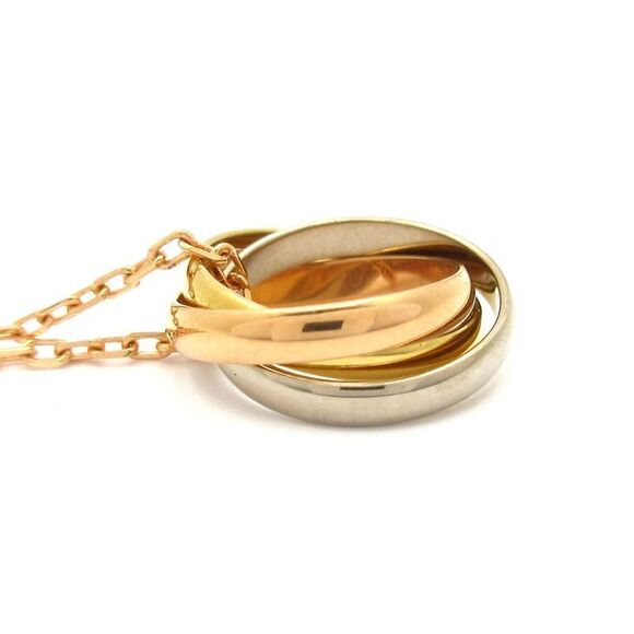 Cartier Necklace Baby Trinity 18K Three Color - Picture 7 of 8